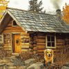 Woods Cabins Diamond Painting