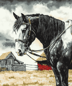 Workhorse Animal Diamond Painting