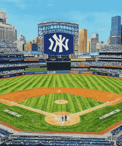 Yankee Stadium Landscape Diamond Painting