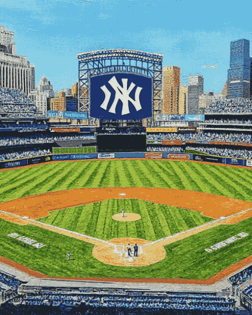 Yankee Stadium Landscape Diamond Painting