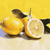 Yellow Lemons Fruit Diamond Painting