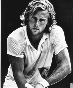 Young Bjorn Borg Tennis Icon Diamond Painting