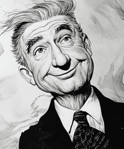 Young Dr Seuss Black and White Diamond Painting