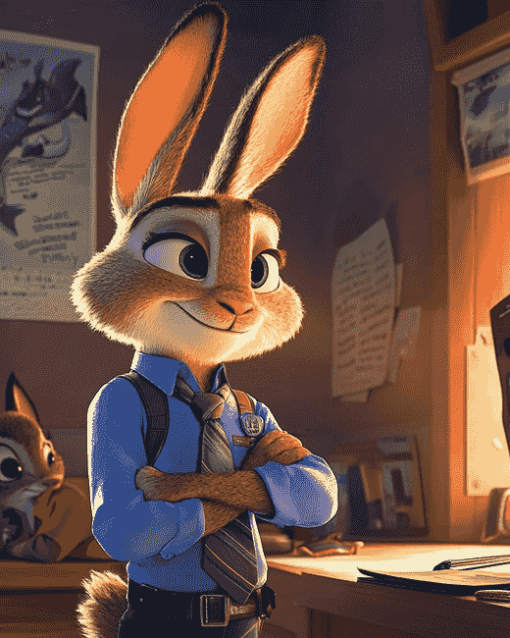 Zootopia Duo Diamond Painting