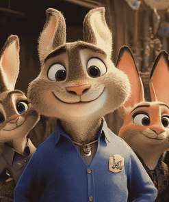 Zootopia Nick And Juddy Diamond Painting